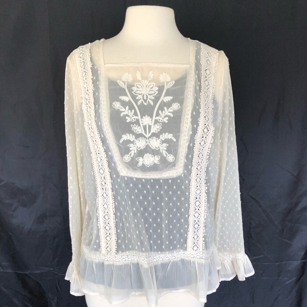 American Vintage sheer top